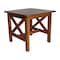 Flash Furniture Square 21.75 W, 21.75 L, Rubberwood (Parawood), Walnut LFS-4002-WAL-GG - alternate 5